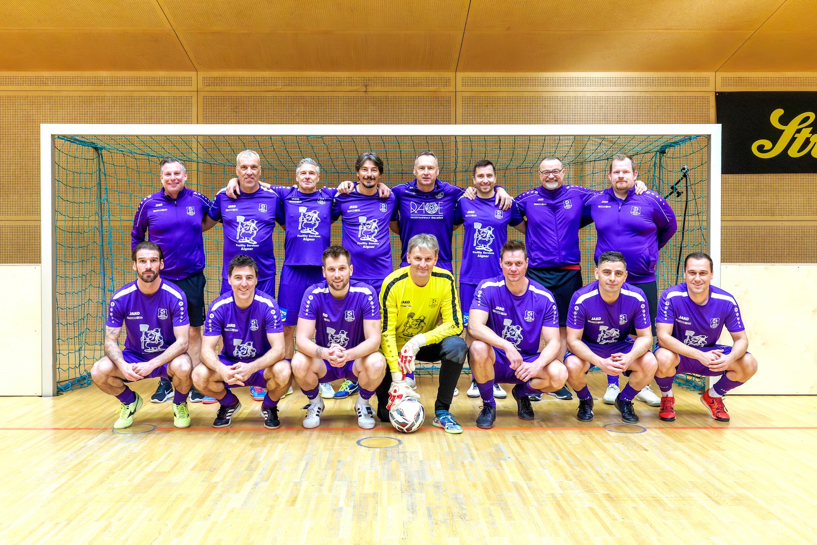 Team Foto - Legenden-Hallenturnier in Perchtoldsdorf